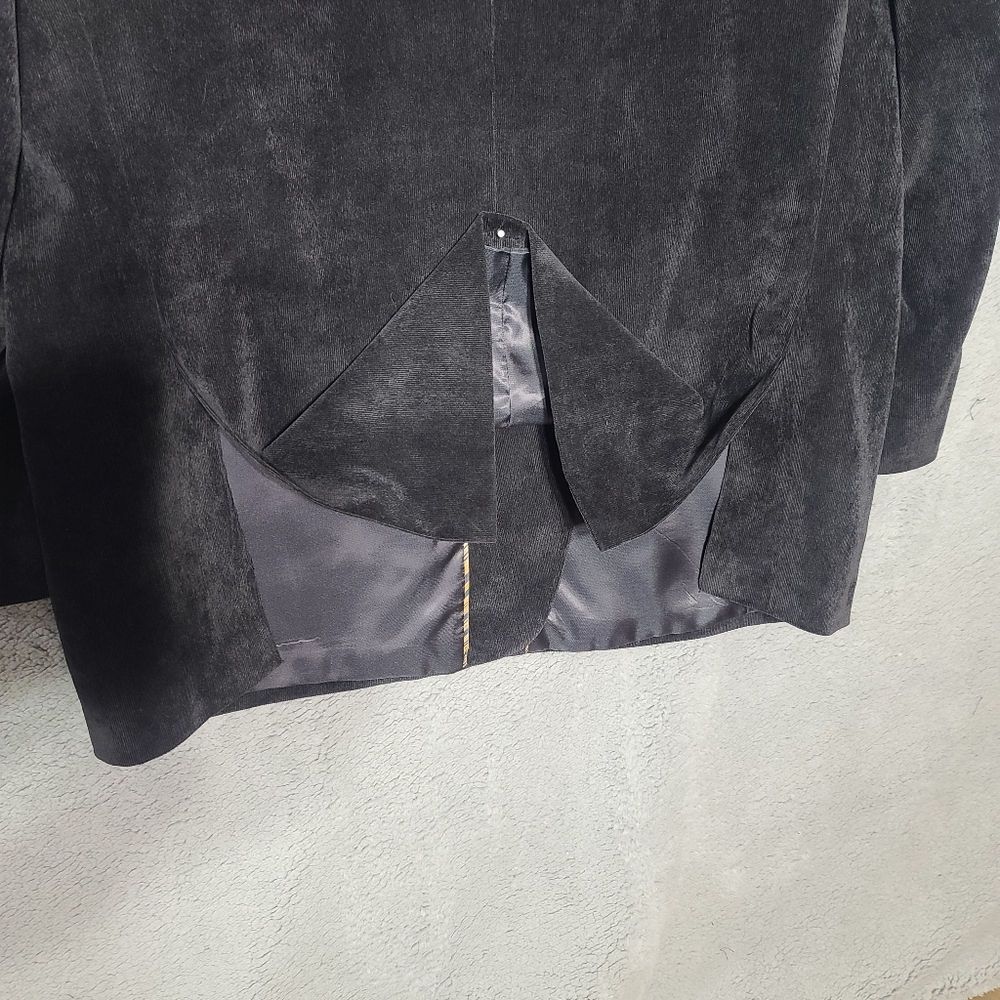 Jones New York Black Corduroy Sport Coat - Picture 7 of 9